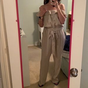 Nude/tan jumpsuit